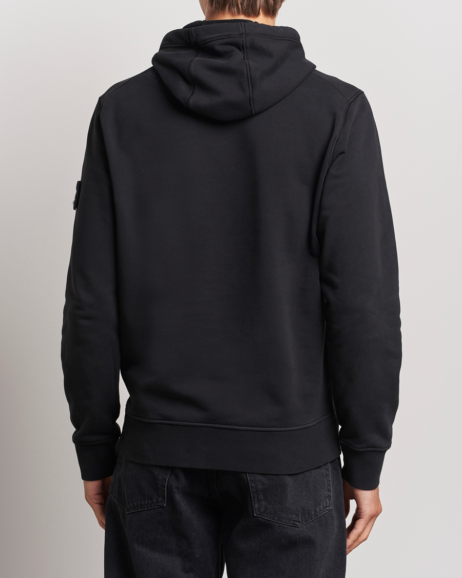 Mies | Puserot | Stone Island | Garment Dyed Fleece Hood Black