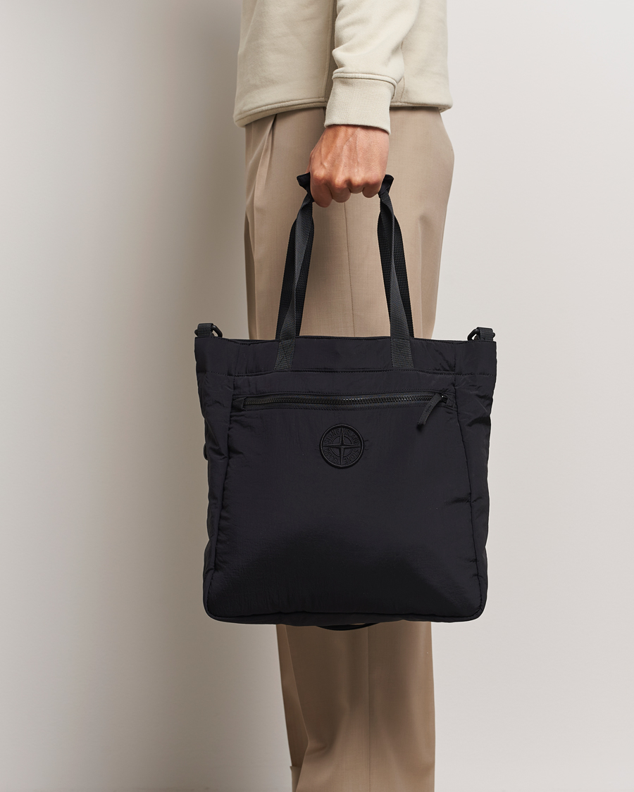 Mies | Stone Island Nylon Metal Totebag Black | Stone Island | Nylon Metal Totebag Black
