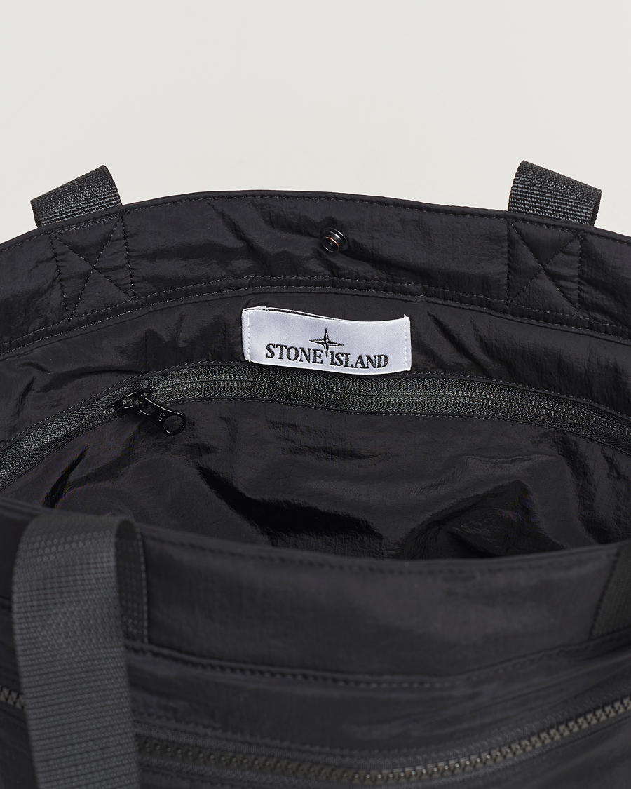 Mies | Stone Island Nylon Metal Totebag Black | Stone Island | Nylon Metal Totebag Black