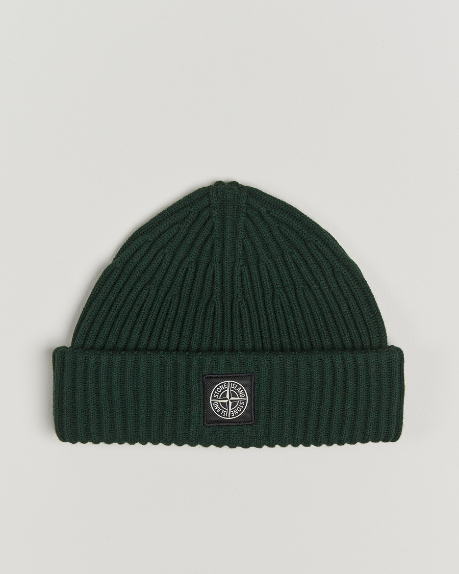 Mies | Stone Island Full Rib Wool Beanie Musk | Stone Island | Full Rib Wool Beanie Musk