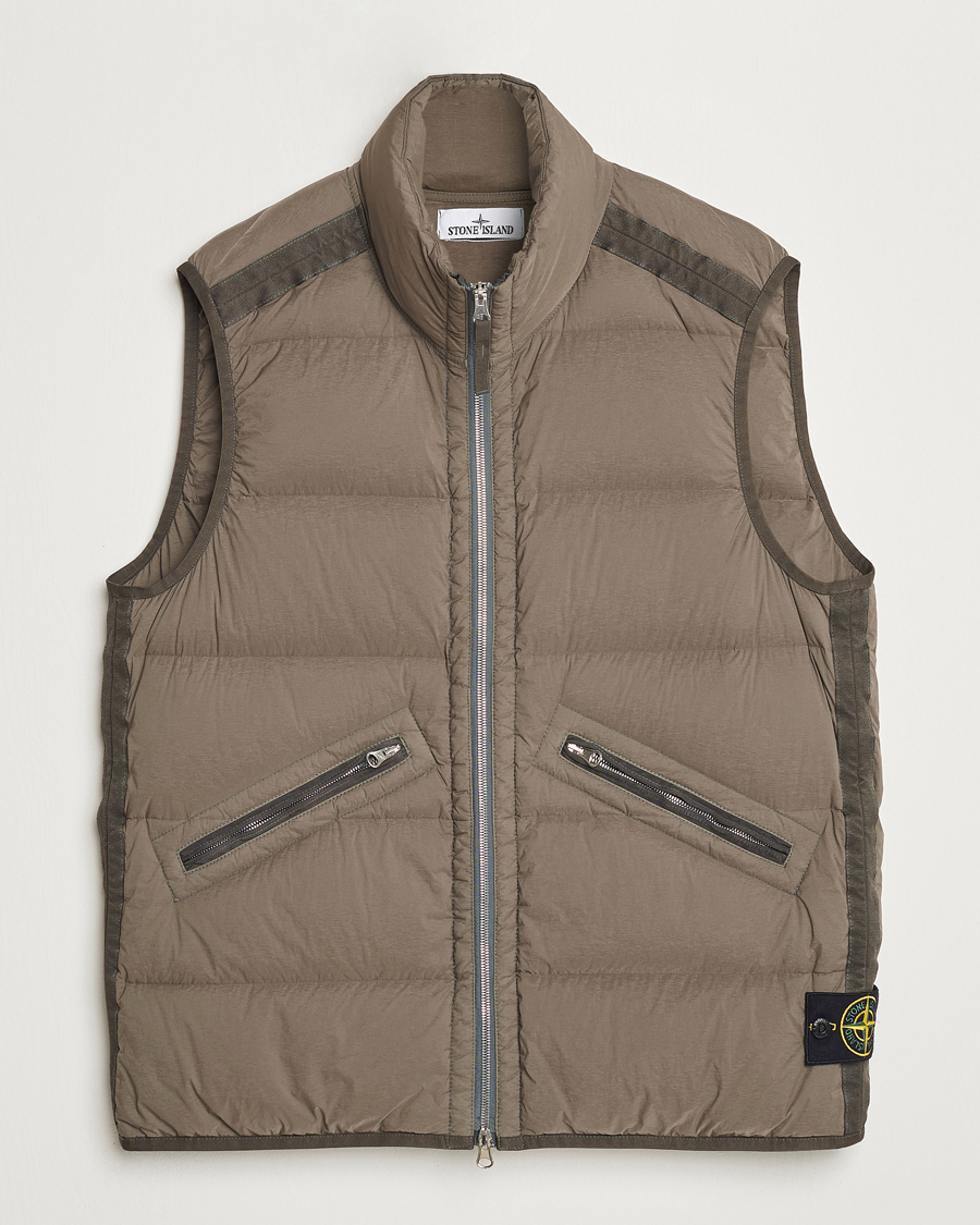 Mies | Takit | Stone Island | Nylon Down-TC Vest Walnut