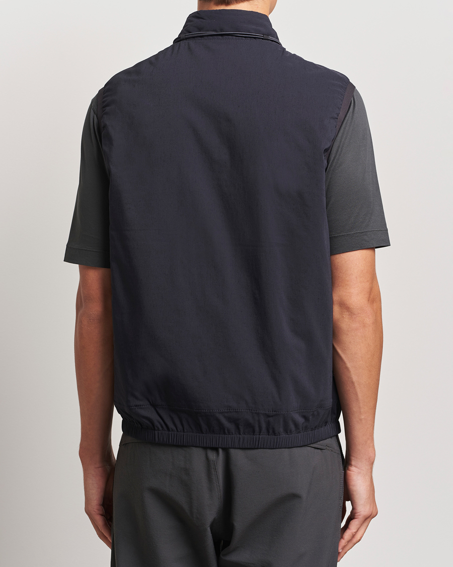 Mies | Takit | Stone Island | Stellina Wool/Nylon Padded Vest Blue Marine