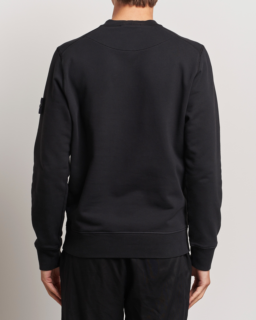 Mies | Puserot | Stone Island | Garment Dyed Fleece Sweatshirt Black