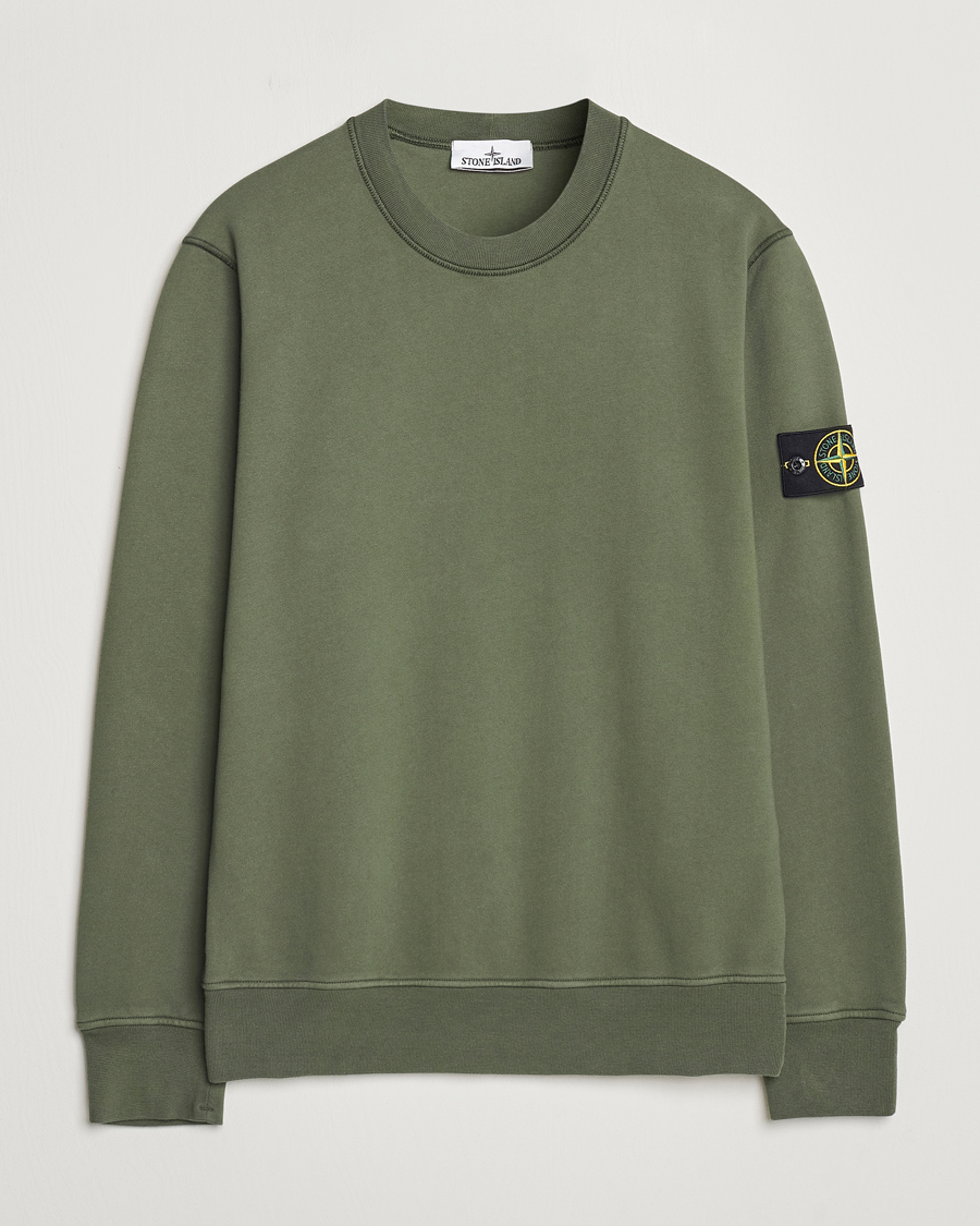 Mies | Puserot | Stone Island | Garment Dyed Fleece Sweatshirt Musk
