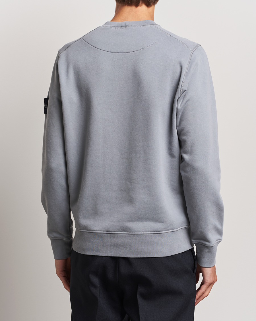 Mies | Puserot | Stone Island | Garment Dyed Fleece Sweatshirt Grey Green
