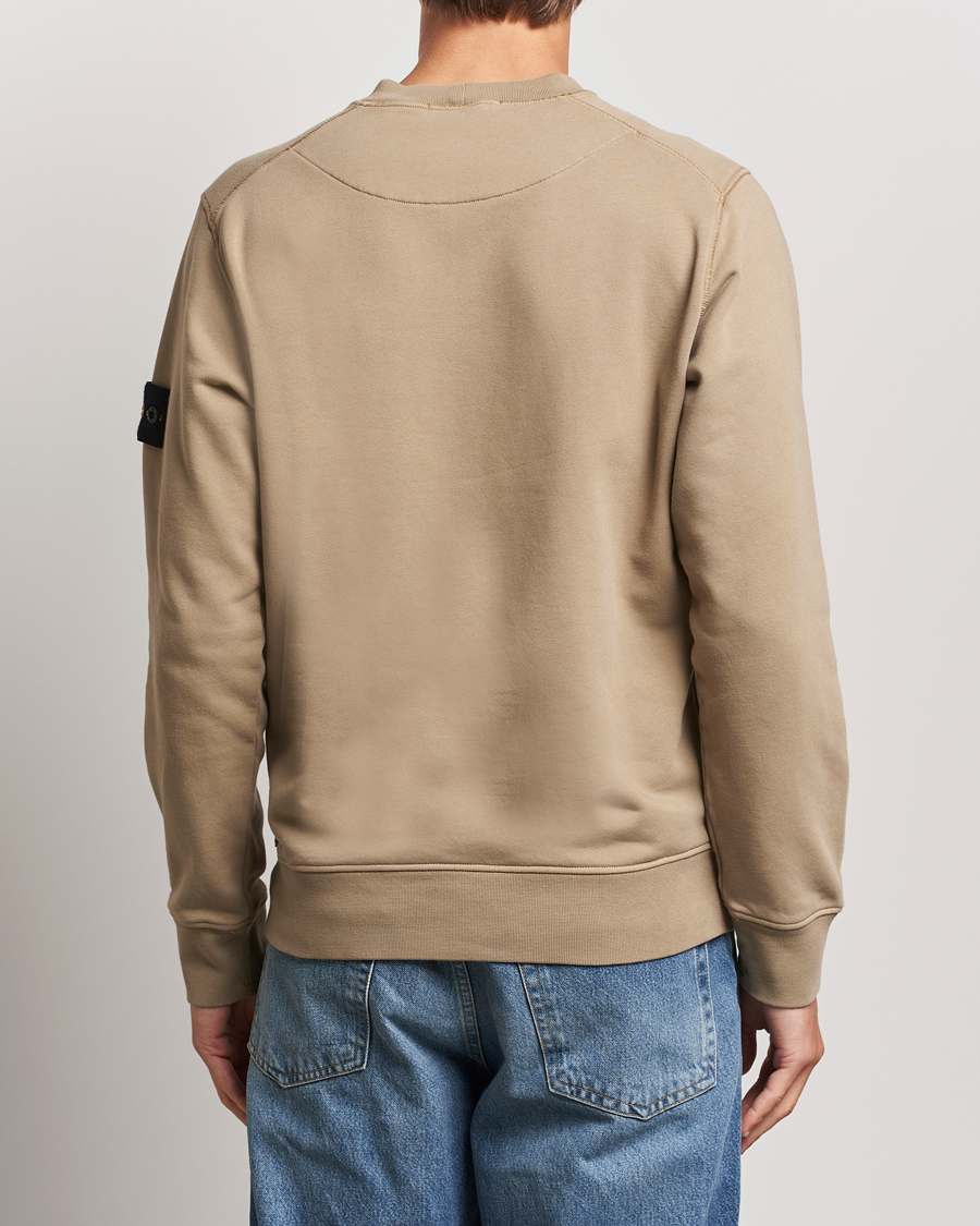 Mies | Puserot | Stone Island | Garment Dyed Fleece Sweatshirt Biscuit