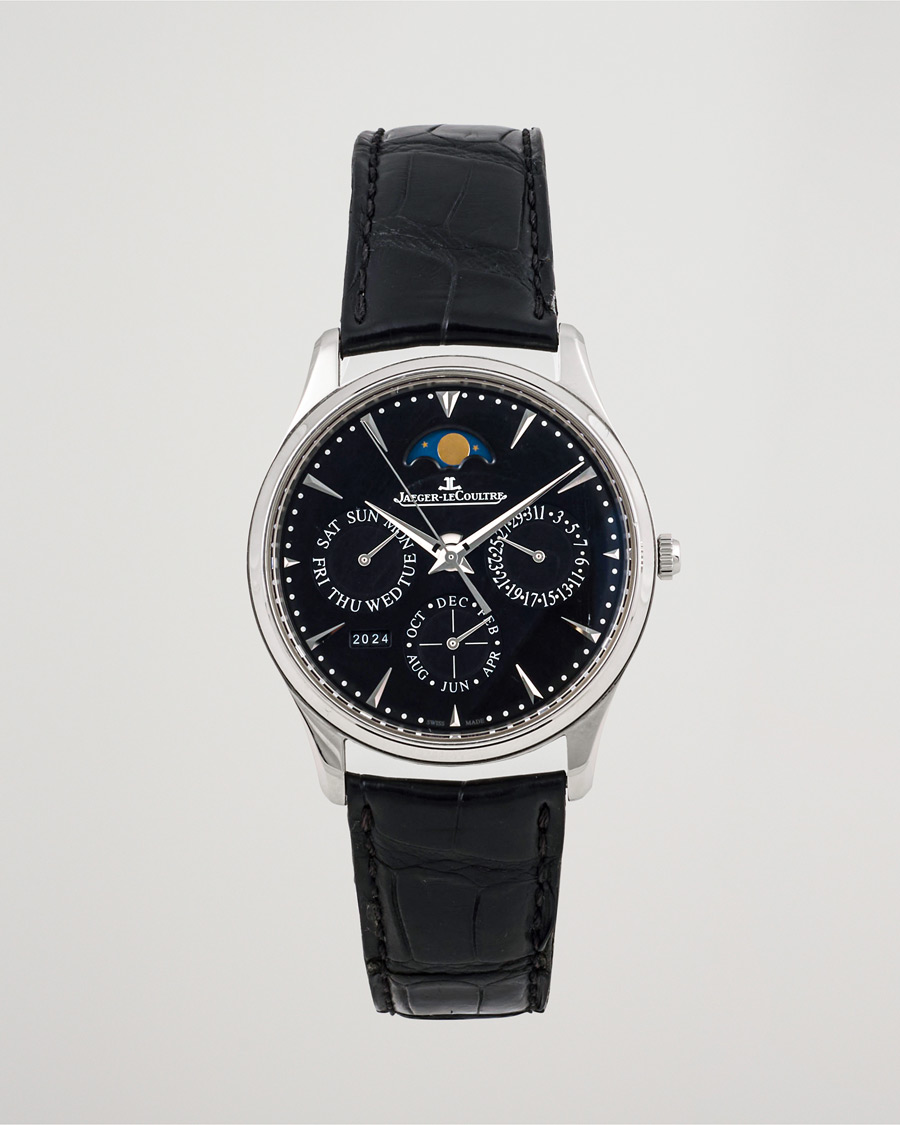 Mies | Jaeger-LeCoultre Pre-Owned Master Ultra Thin Perpetual Silver | Jaeger-LeCoultre Pre-Owned | Master Ultra Thin Perpetual Silver