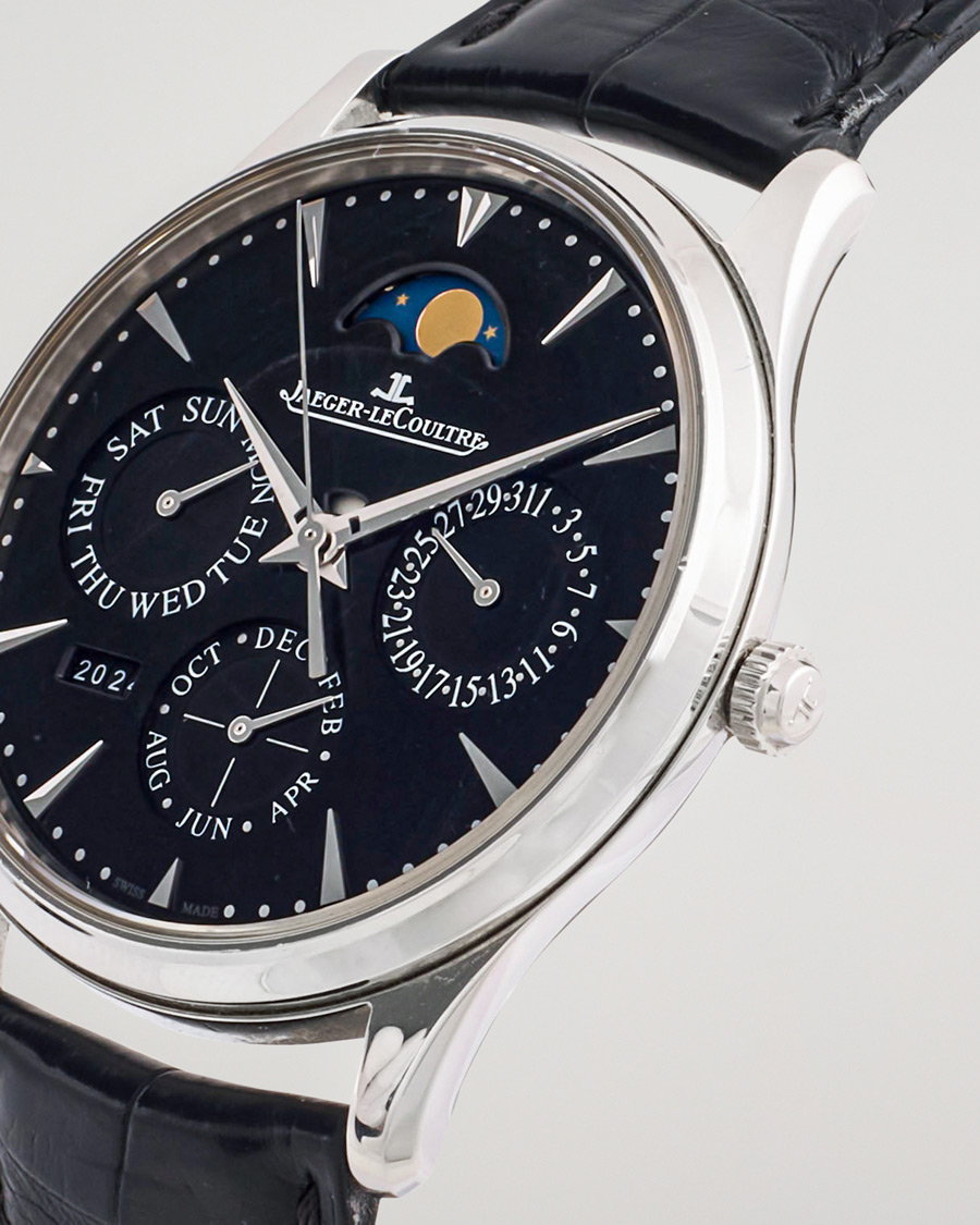 Mies | Jaeger-LeCoultre Pre-Owned Master Ultra Thin Perpetual Silver | Jaeger-LeCoultre Pre-Owned | Master Ultra Thin Perpetual Silver