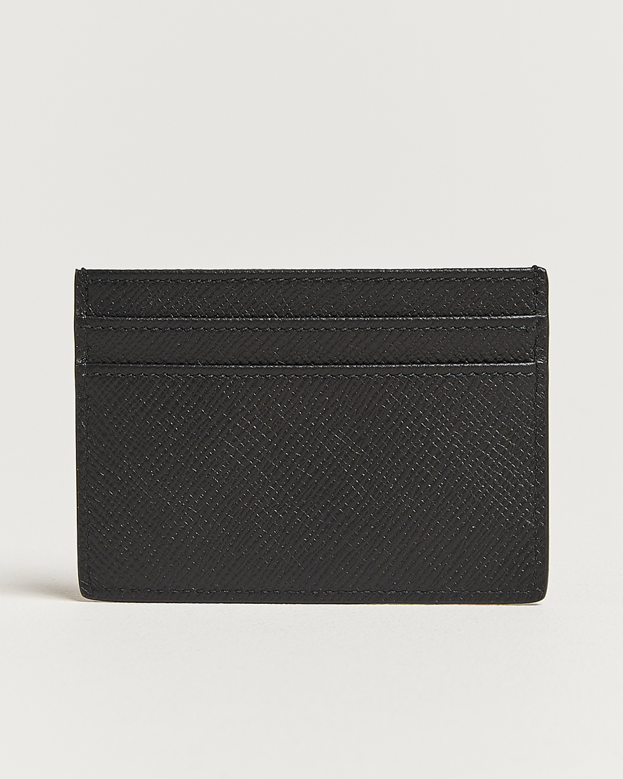 Mies | Lompakot | Smythson | Panama Flat Cardholder Black