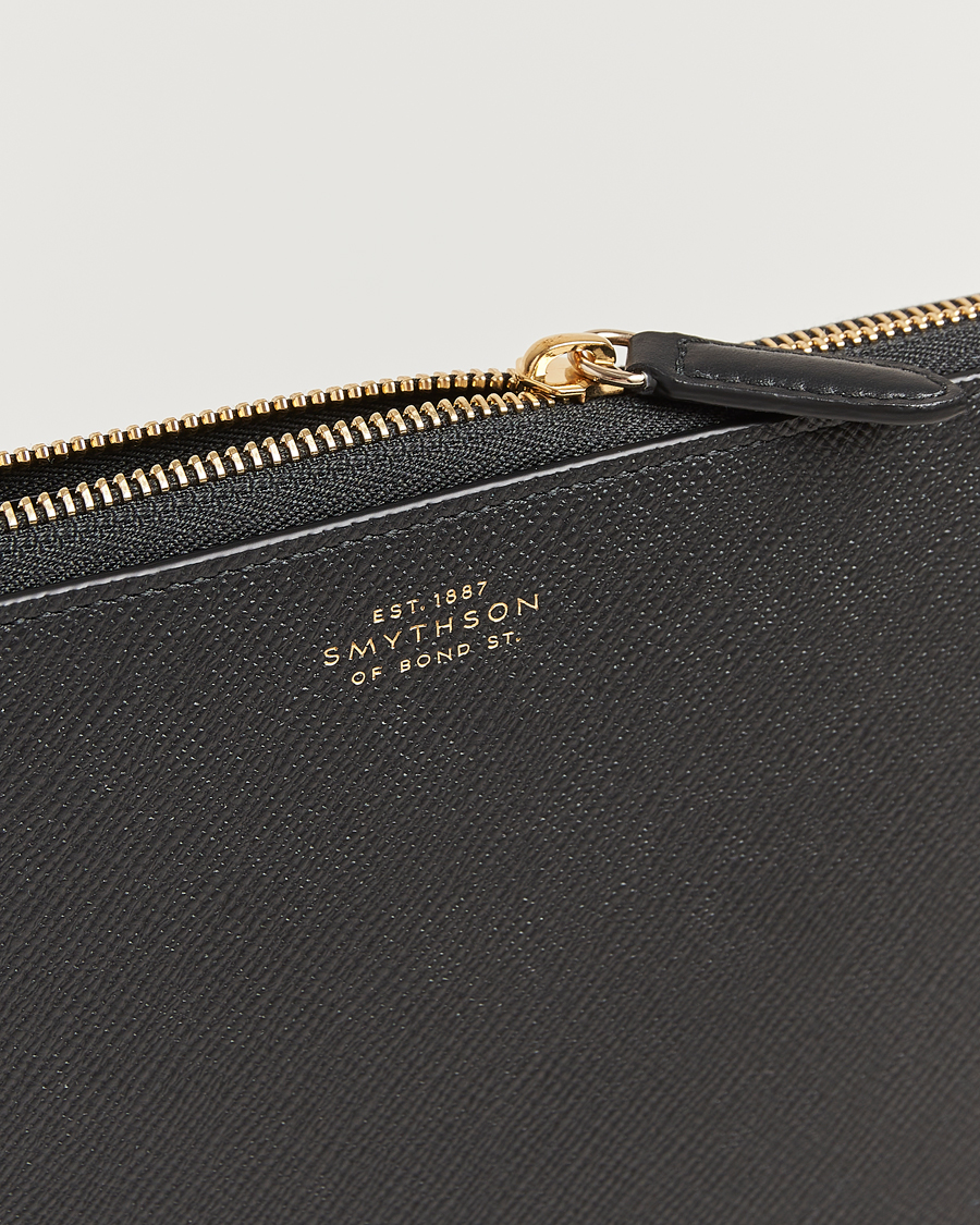 Mies | Laukut | Smythson | Panama Small Laptop Case Black