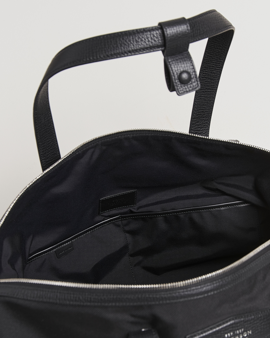 Mies | Smythson Canvas Norton Small Travel Bag Black | Smythson | Canvas Norton Small Travel Bag Black