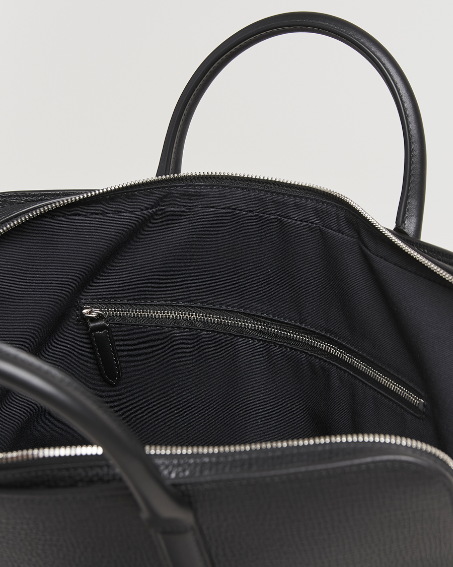 Mies | Laukut | Smythson | Ludlow Ultra Slim Brefcase With Zip Front Black