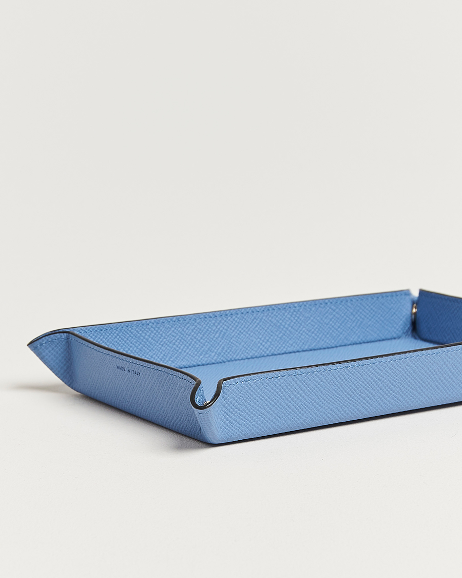 Mies | Kotiin | Smythson | Panama Leather Trinket Tray Blue Nile
