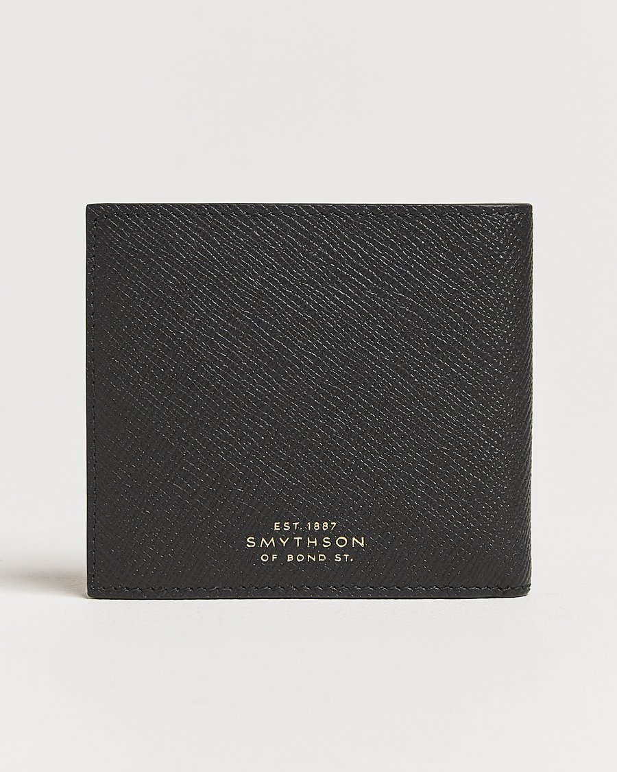 Mies | Lompakot | Smythson | Panama 6 Card Leather Wallet Black