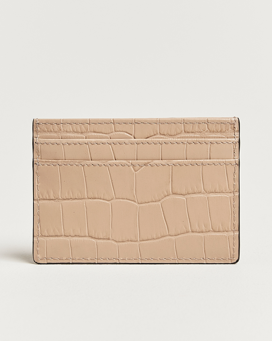Mies | Smythson Mara Flat Cardholder Sandstone | Smythson | Mara Flat Cardholder Sandstone