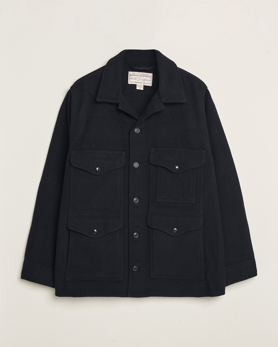 Mies | Takit | Filson | Mackinaw Wool Cruiser Dark Navy
