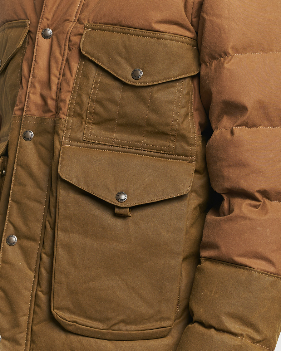 Mies | Takit | Filson | Oiled Covered Down Cruiser Dark Tan