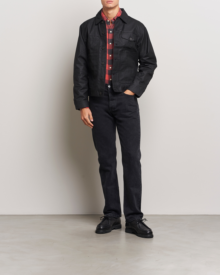 Mies | Takit | Filson | Short Lined Tin Cloth Cruiser Black