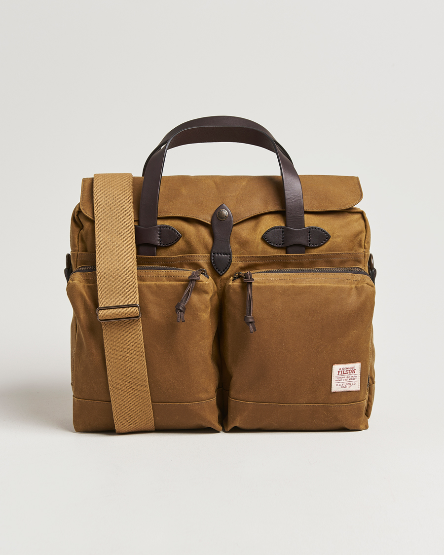 Mies | Laukut | Filson | 24-Hour Tin Briefcase Dark Tan