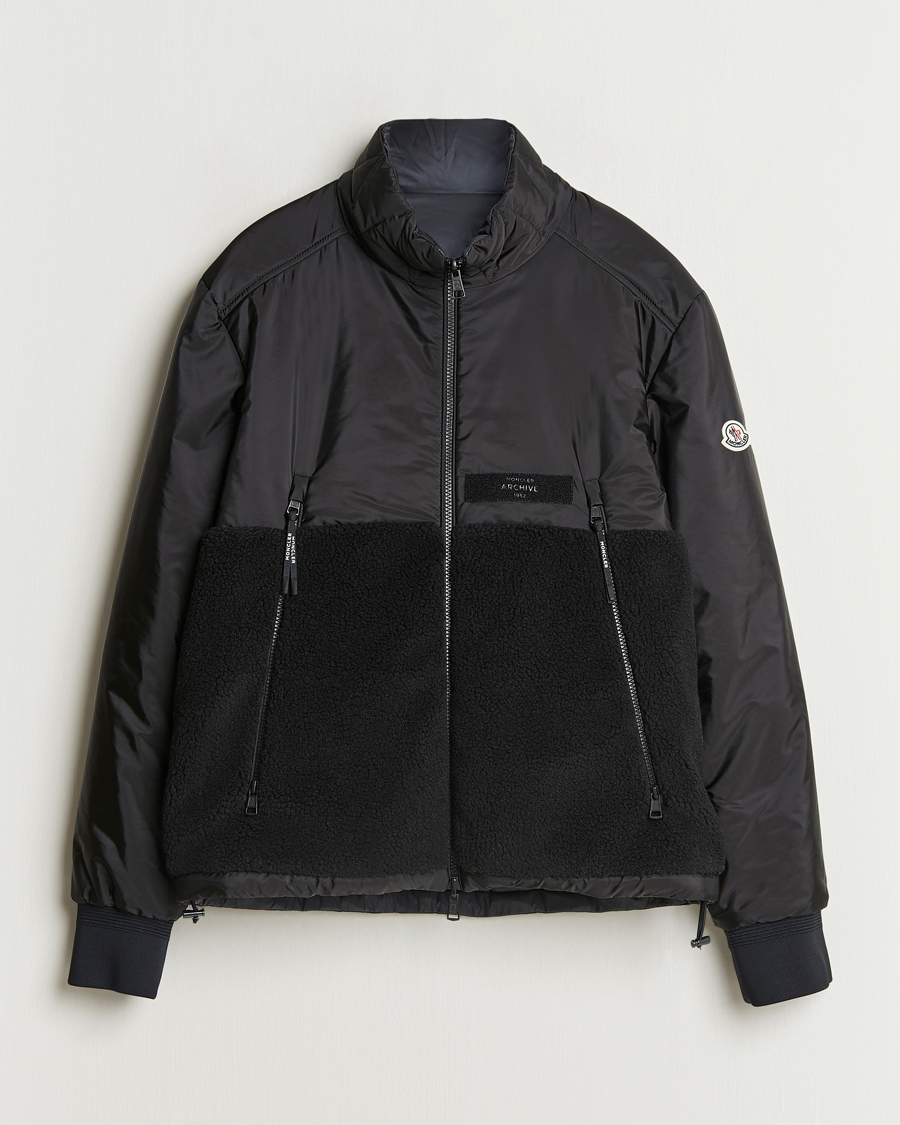 Mies | Takit | Moncler | Vallorch Reversible Fleece Jacket Black