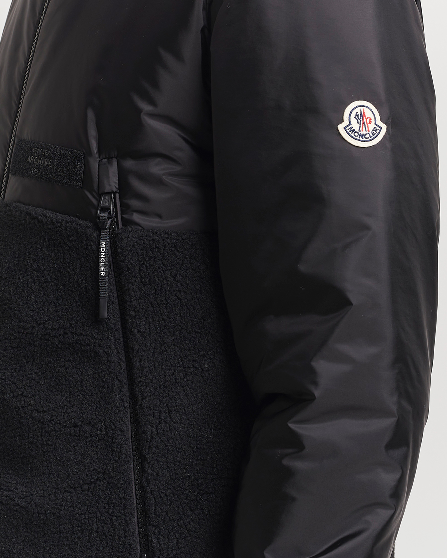 Mies | Takit | Moncler | Vallorch Reversible Fleece Jacket Black