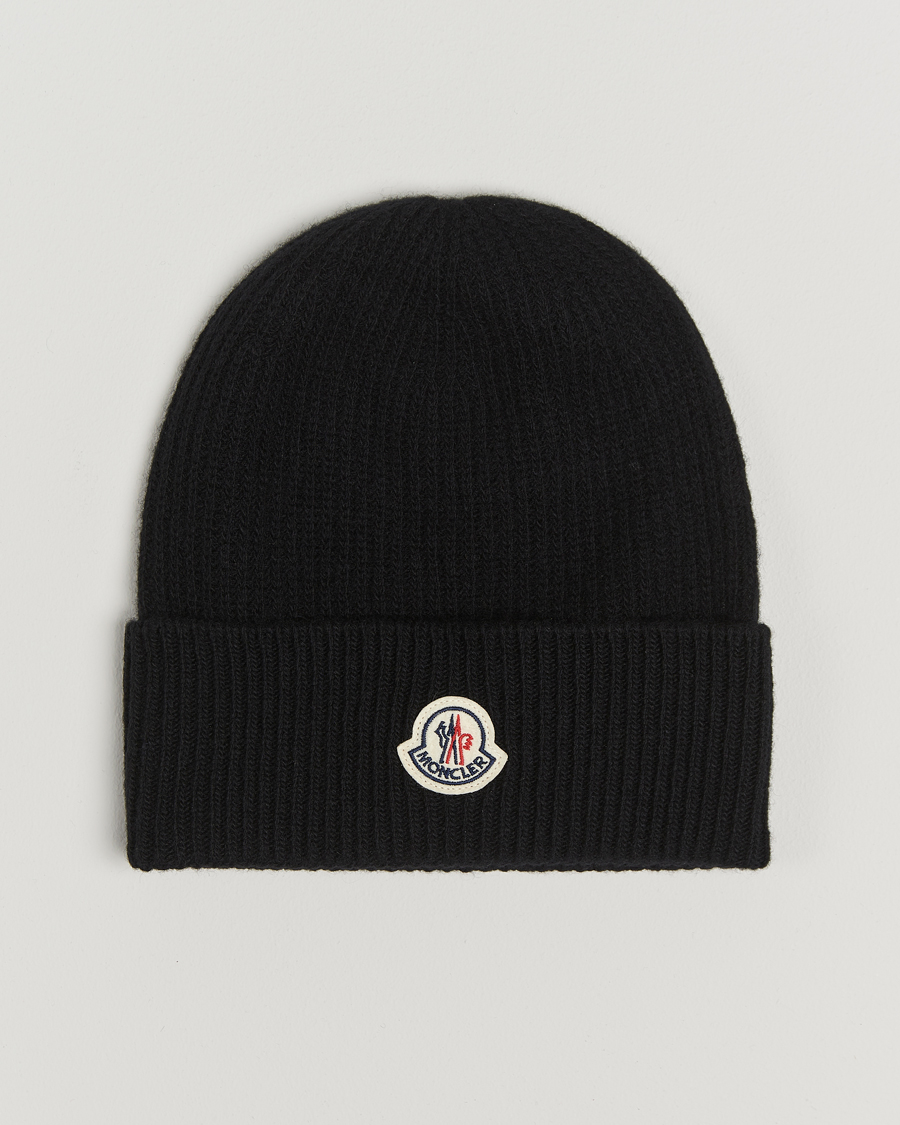 Mies | Moncler Cashmere Beanie Black | Moncler | Cashmere Beanie Black