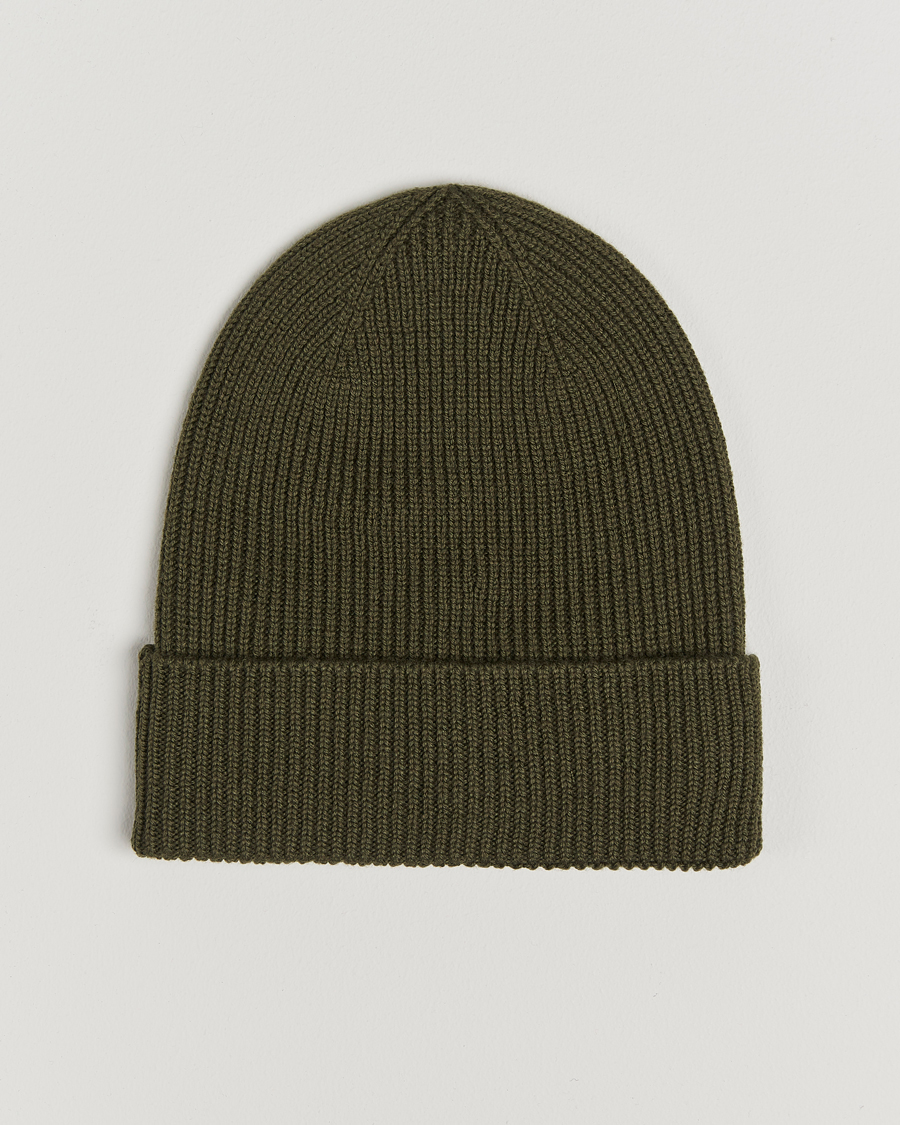 Mies | Moncler Rib Wool Beanie Military | Moncler | Rib Wool Beanie Military