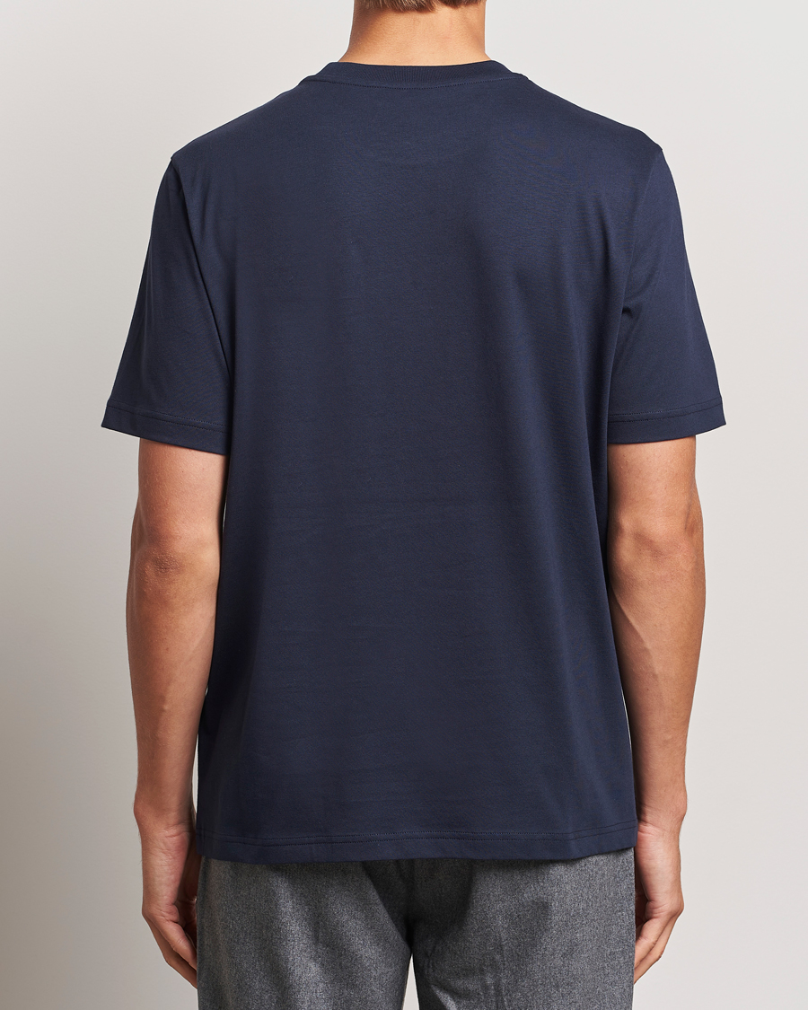 Mies | T-paidat | Moncler | All Over Lettering T-Shirt Navy