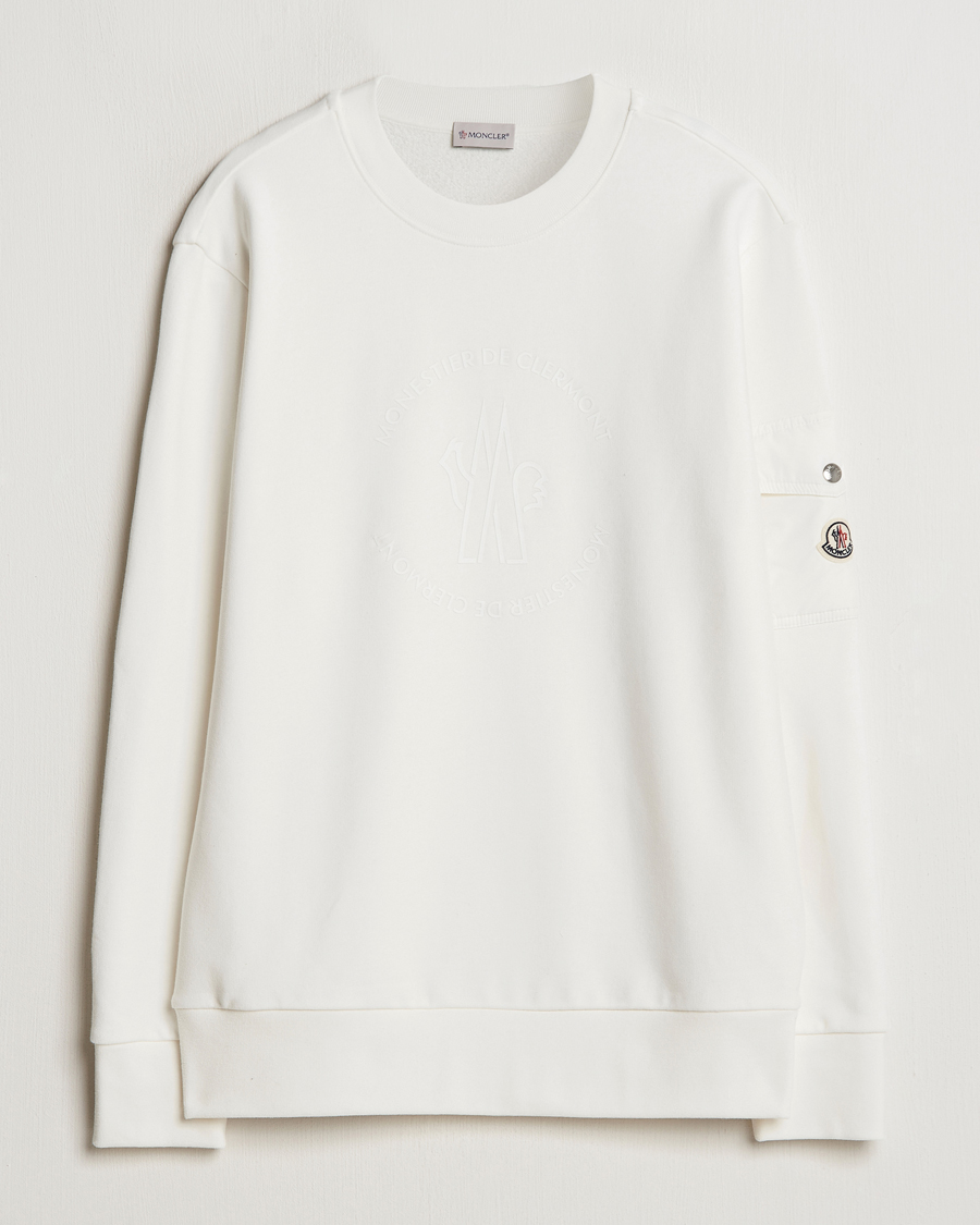 Mies | Puserot | Moncler | Pocket Sleeve Sweatshirt Off White