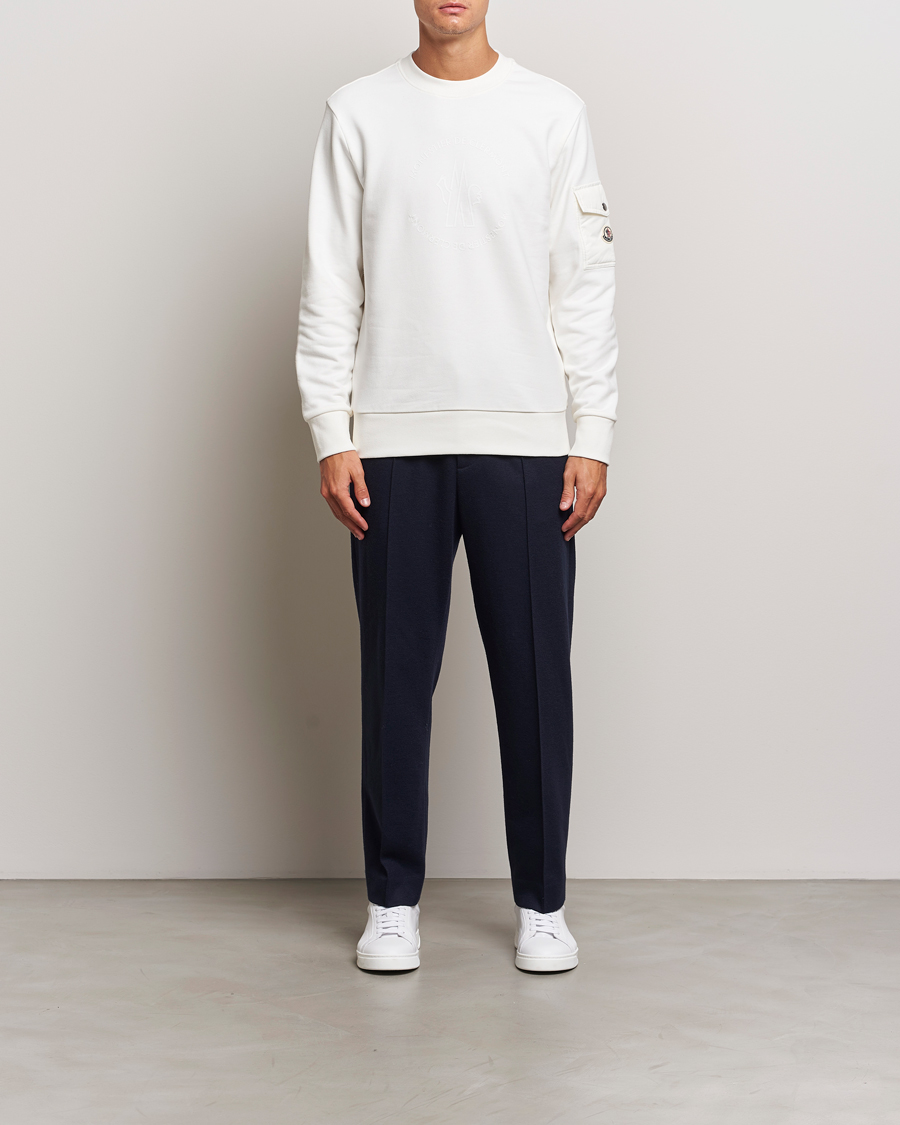 Mies | Puserot | Moncler | Pocket Sleeve Sweatshirt Off White