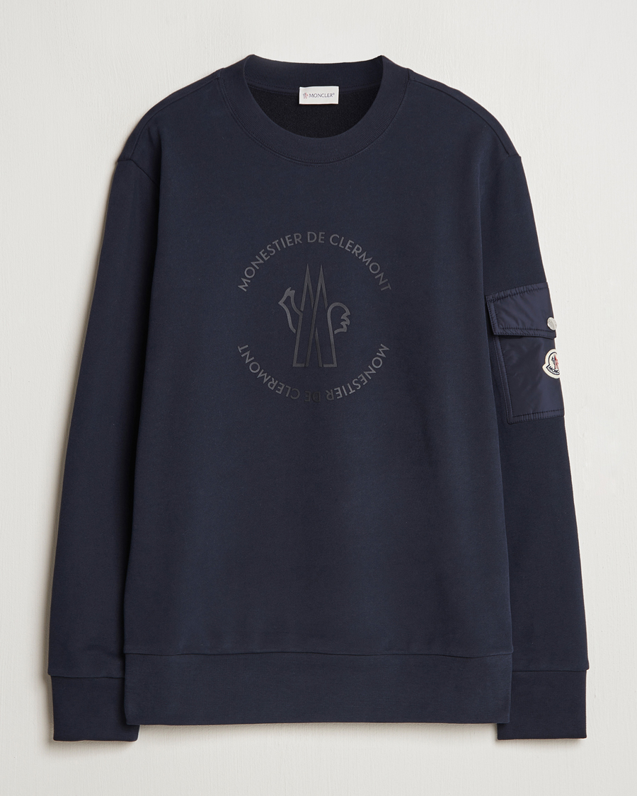 Mies | Puserot | Moncler | Pocket Sleeve Sweatshirt Navy