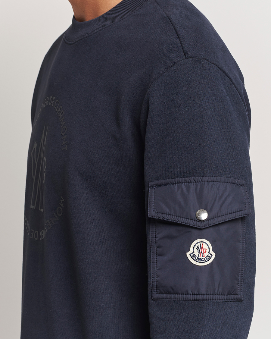 Mies | Puserot | Moncler | Pocket Sleeve Sweatshirt Navy