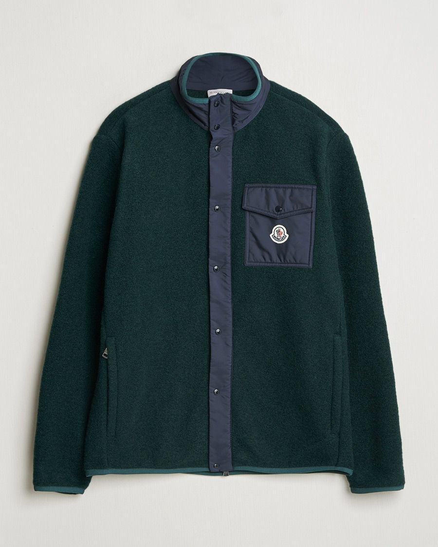 Mies | Puserot | Moncler | Full Zip Pocket Cardigan Navy