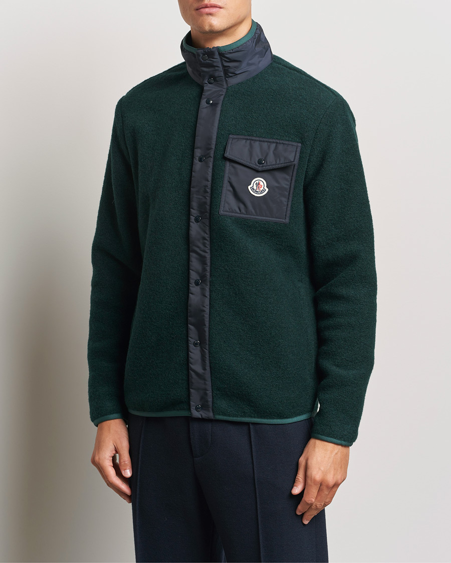 Mies | Puserot | Moncler | Full Zip Pocket Cardigan Navy