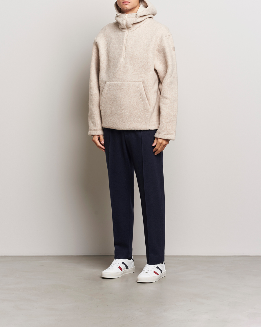 Mies | Puserot | Moncler | Half Zip Hoodie Beige