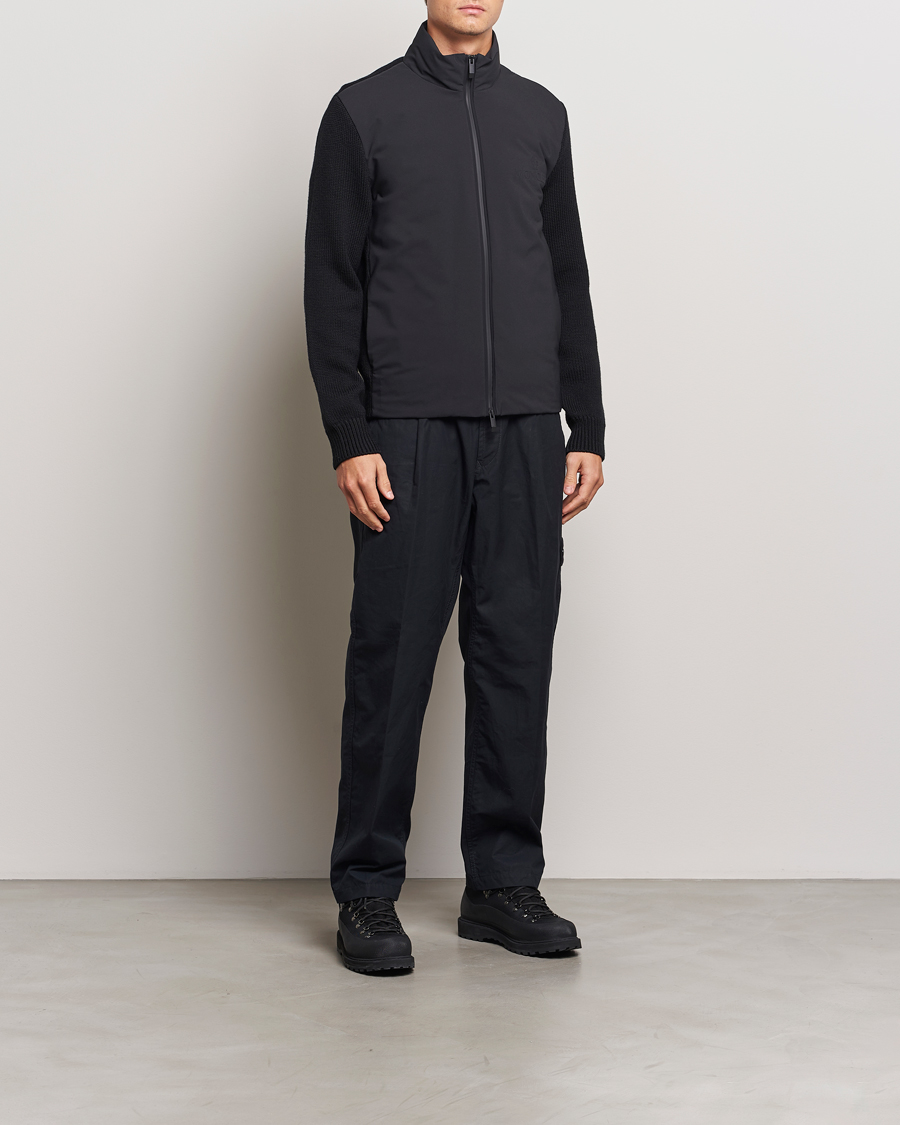 Mies | Takit | Moncler | Hybrid Zip Cardigan Black
