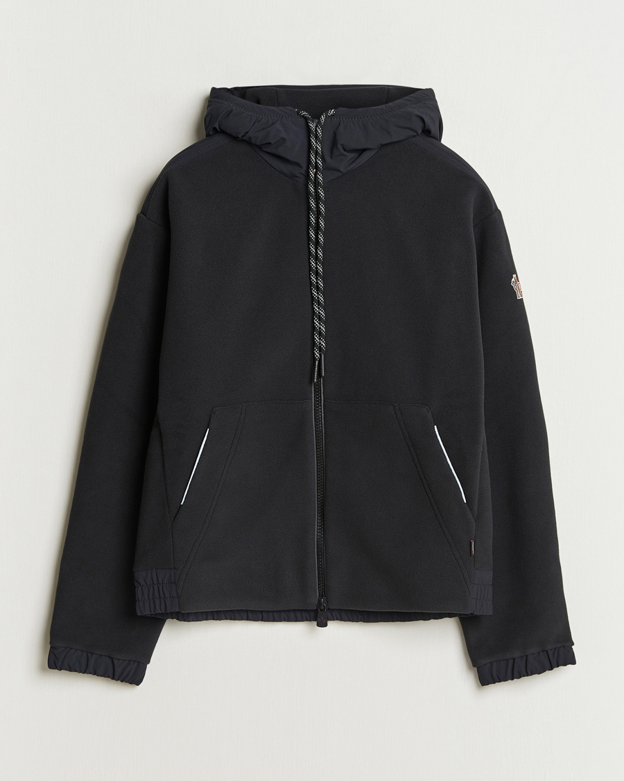 Mies | Puserot | Moncler Grenoble | Fleece Full Zip Cardigan Black