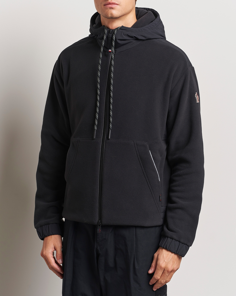 Mies | Puserot | Moncler Grenoble | Fleece Full Zip Cardigan Black