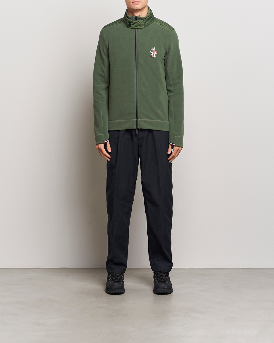 Mies | Puserot | Moncler Grenoble | Fleece Full Zip Dark Olive