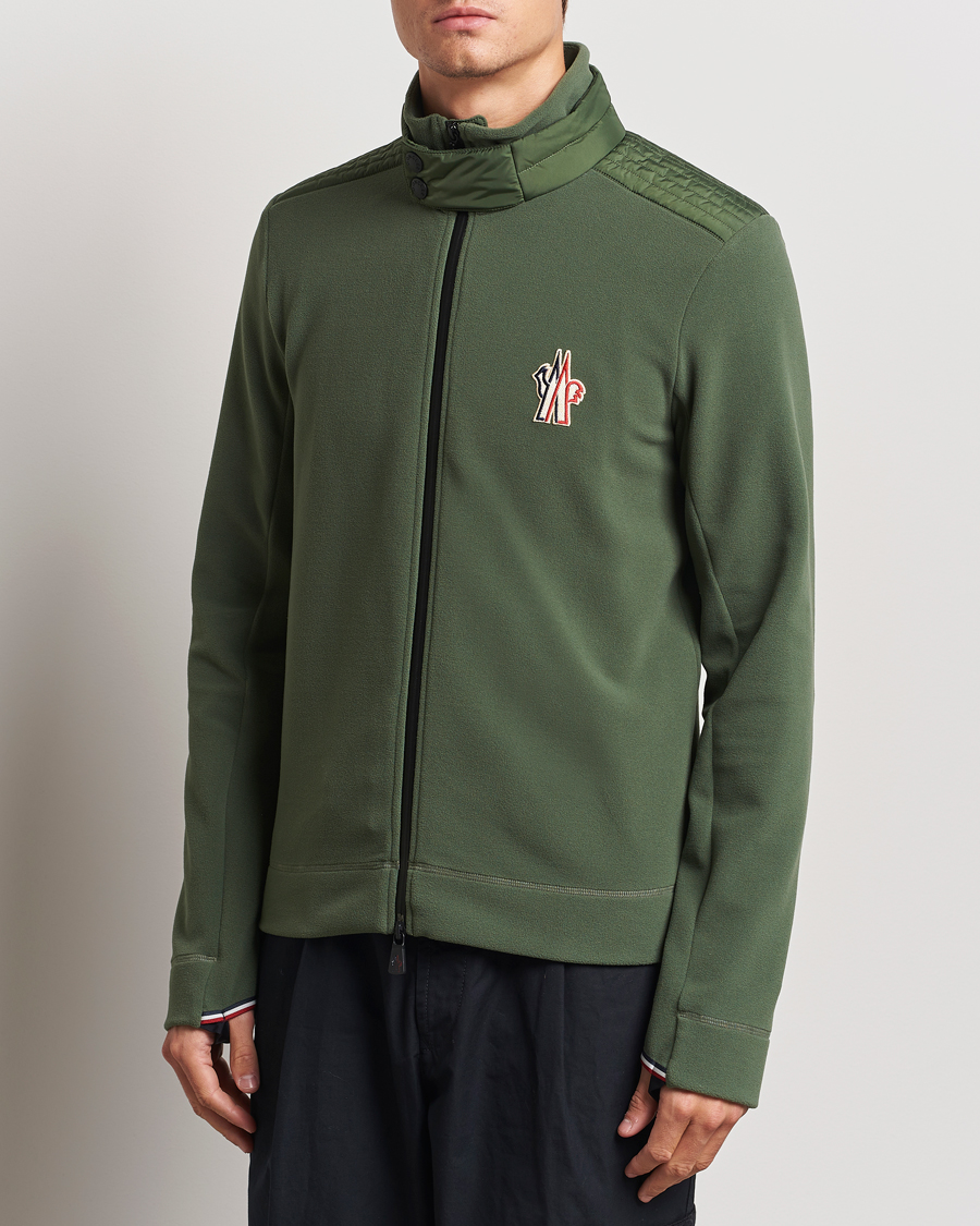 Mies | Puserot | Moncler Grenoble | Fleece Full Zip Dark Olive
