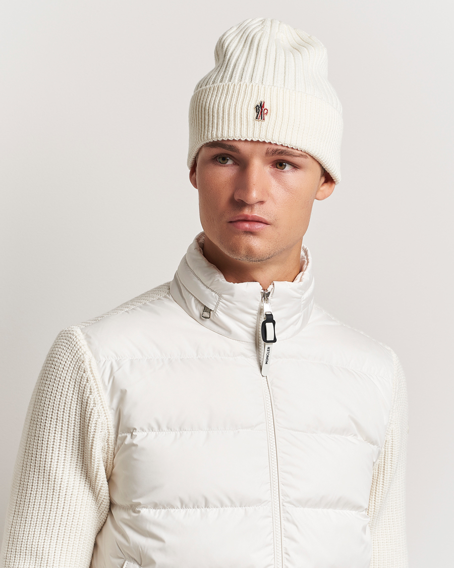 Mies | Moncler Grenoble Beretto Beanie Off White | Moncler Grenoble | Beretto Beanie Off White