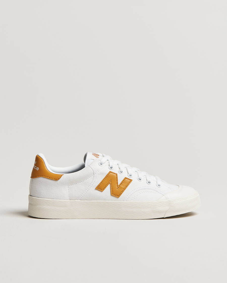 Mies | New Balance B100 Sneakers White/Yellow | New Balance | B100 Sneakers White/Yellow