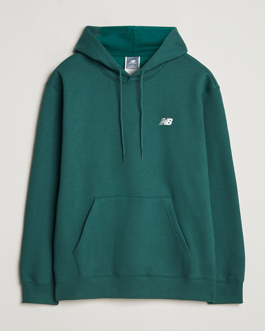 Mies | Puserot | New Balance | Essentials Fleece Hoodie Nightwatch Green