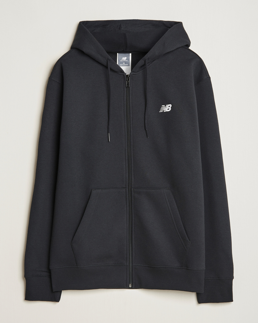 Mies | Puserot | New Balance | Essentials Full Zip Fleece Hoodie Black