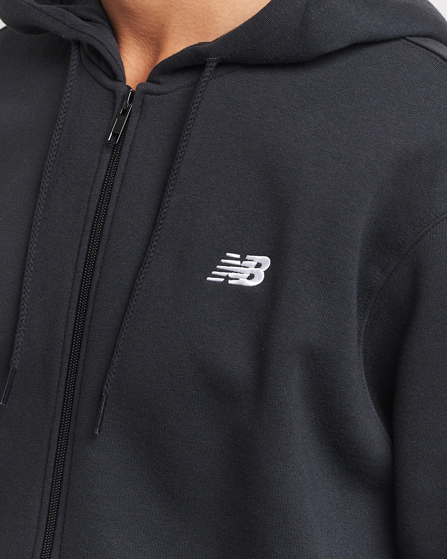 Mies | Puserot | New Balance | Essentials Full Zip Fleece Hoodie Black