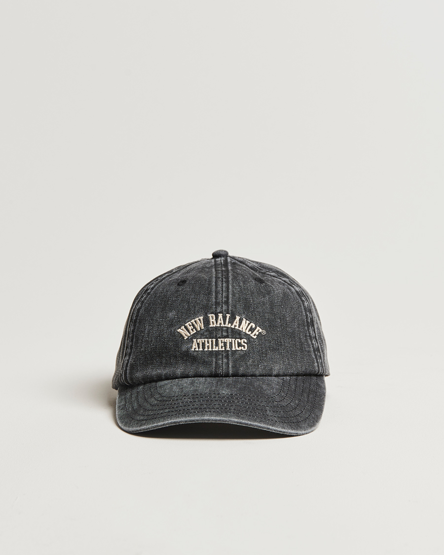 Mies | New Balance Athletics Cotton Cap Washed Black | New Balance | Athletics Cotton Cap Washed Black