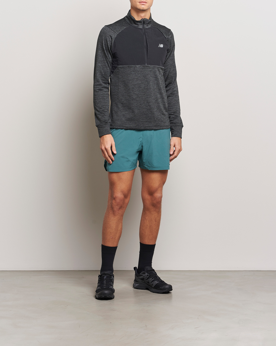 Mies | Shortsit | New Balance Running | Athletics 5 Run Shorts New Spruce