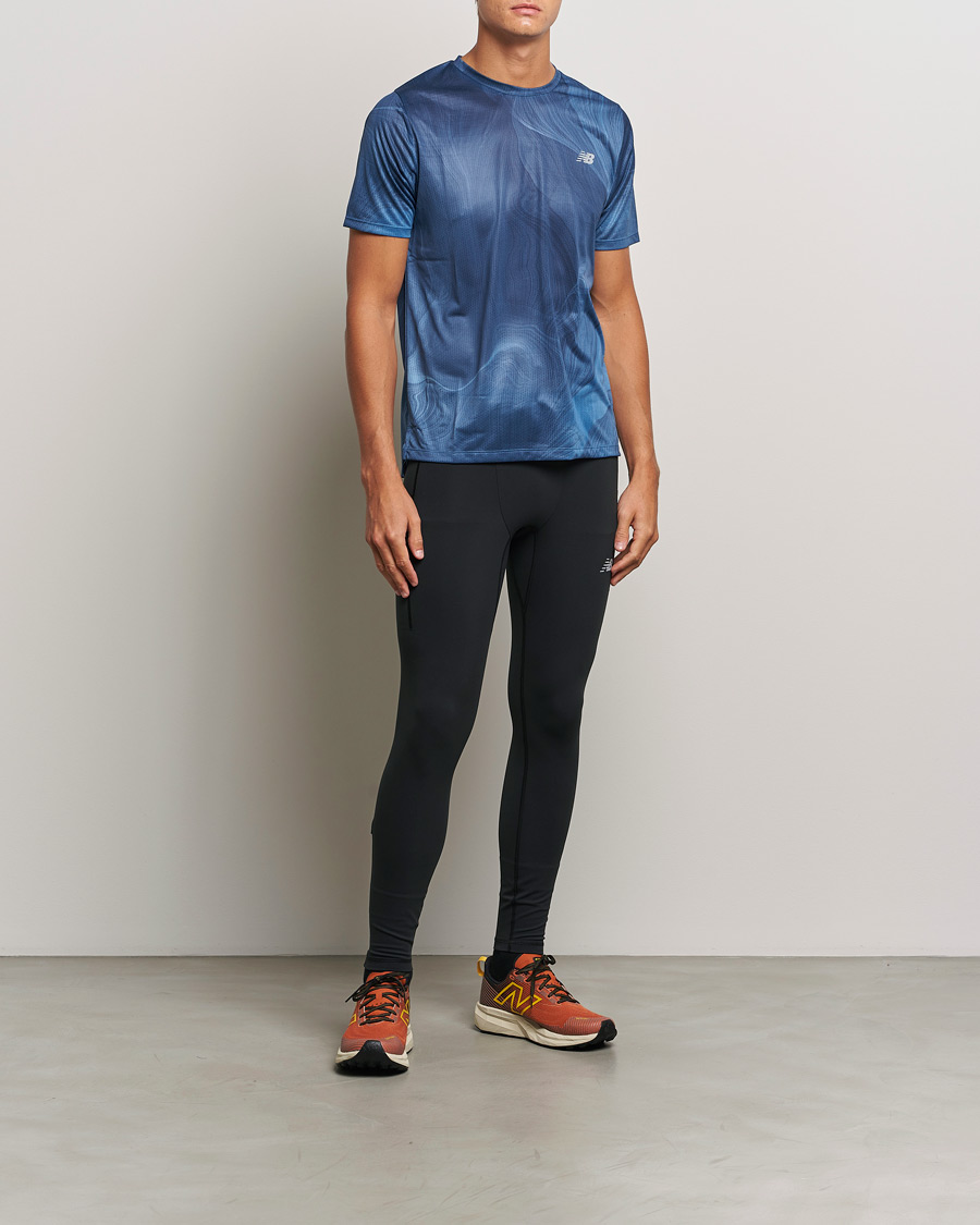 Mies | Housut | New Balance Running | Sleek Pocket Tights Black
