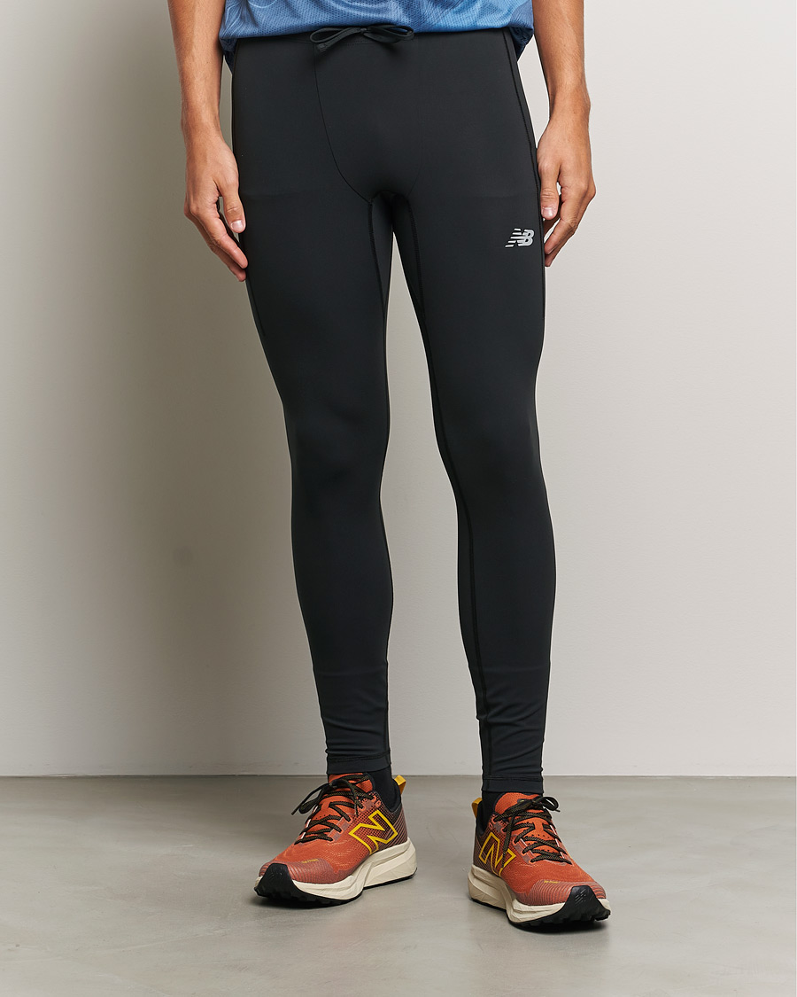Mies | Housut | New Balance Running | Sleek Pocket Tights Black