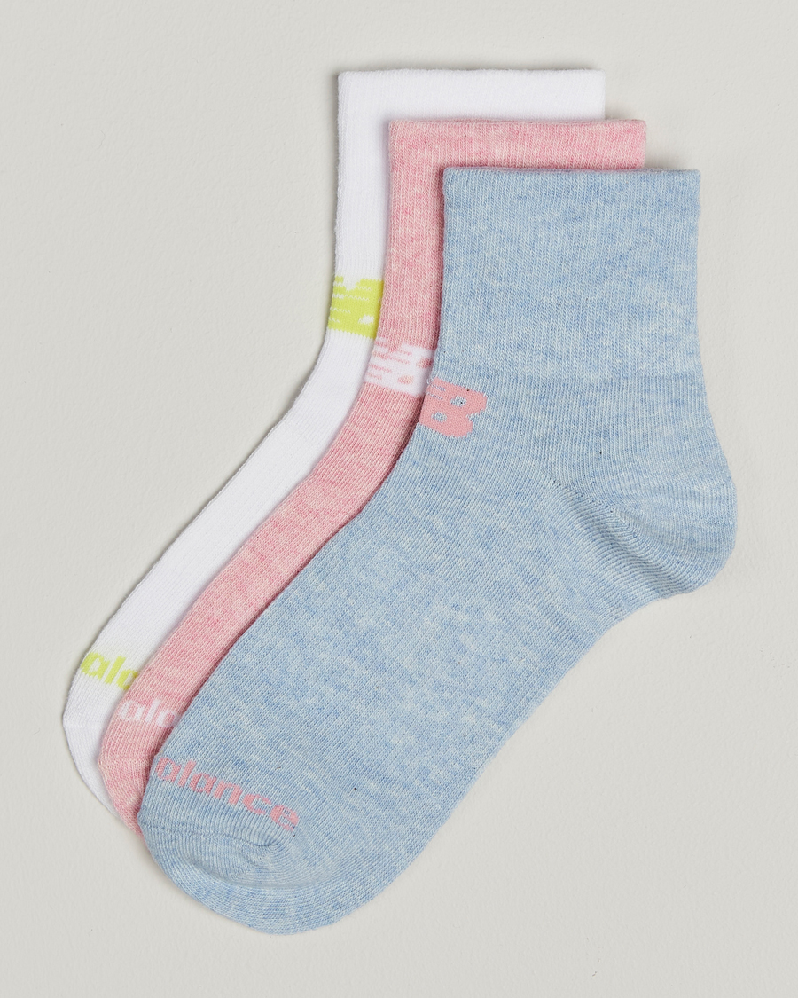 Mies | New Balance Running 3-Pack Performance Cotton Socks Multi | New Balance Running | 3-Pack Performance Cotton Socks Multi